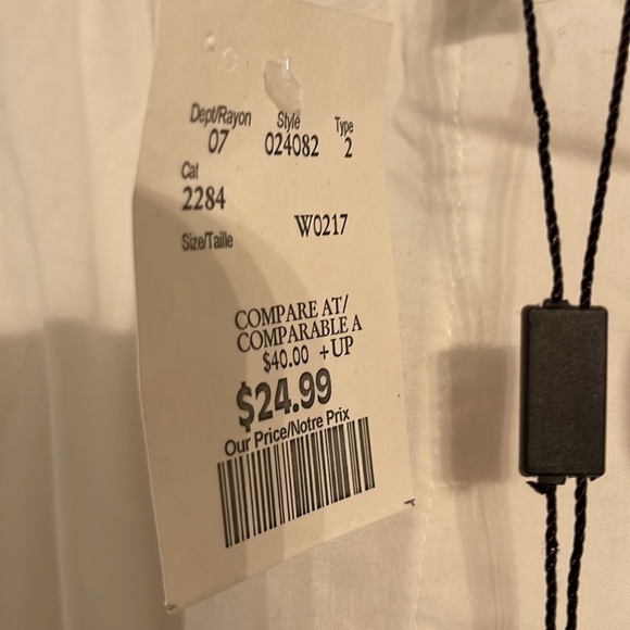 Off White Top - can be worn off shoulders or on - brand new - Picture 5 of 5